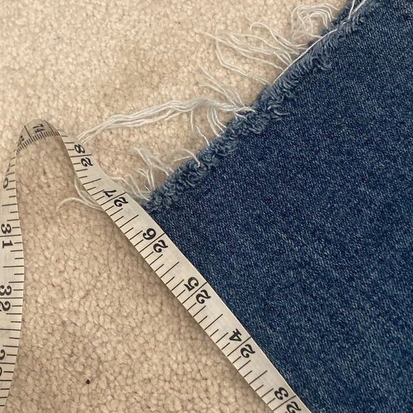 Agolde Dark Wash High Rise Straight Crop Buttonfly Jeans Women’s 26 - Picture 7 of 7